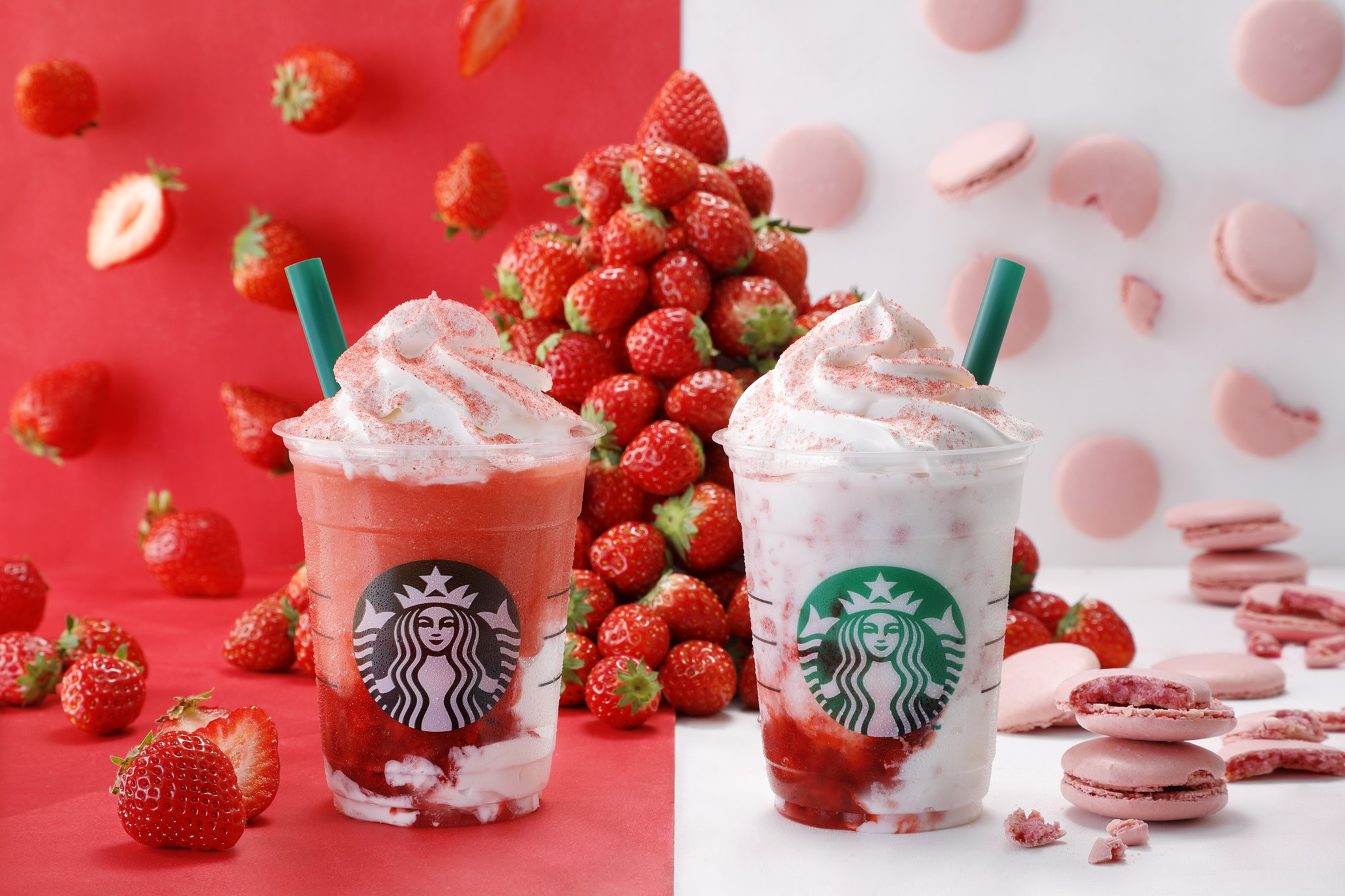 Des gobelets à coeur pour la saint-valentin chez Starbucks♡, MOSHI MOSHI  NIPPON