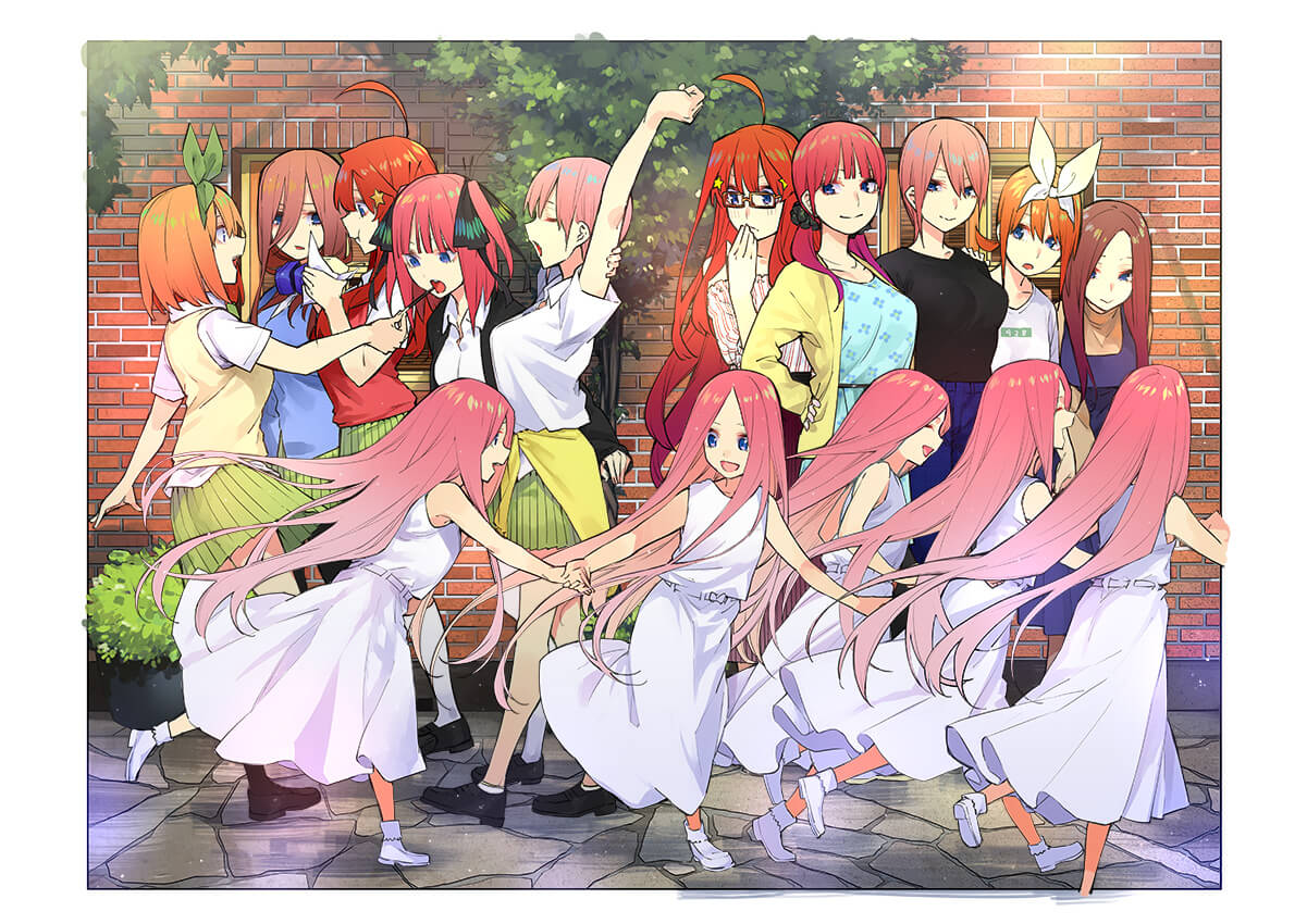 quintessential quintuplets tsutaya character clear case - Anime Trending