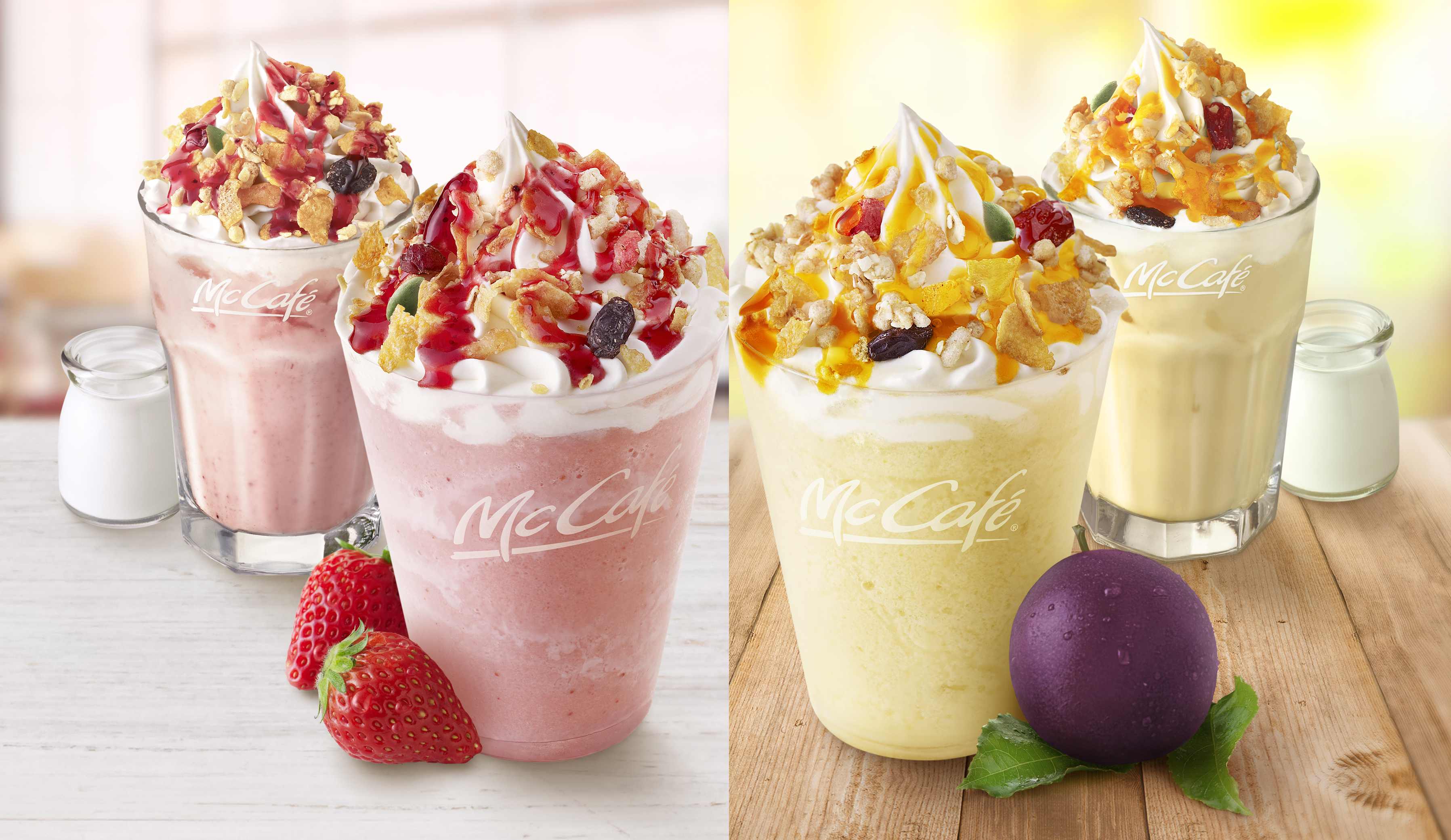 macdonald マクドナルド　POP Barista ヨーグルトシリーズ yogurt series