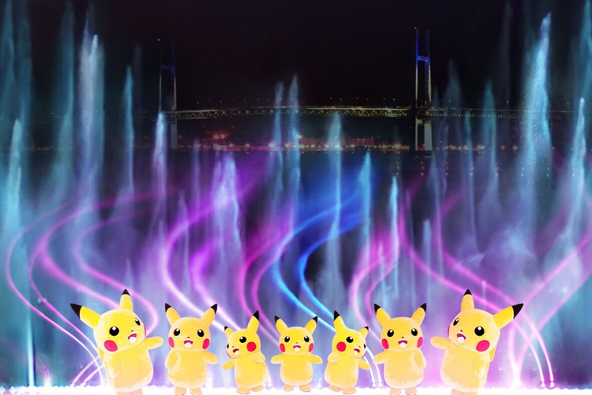 噴水　 fountain ピカチュウ大量発生チュウ！2019 pikachu daihasseichu 2019 sub2