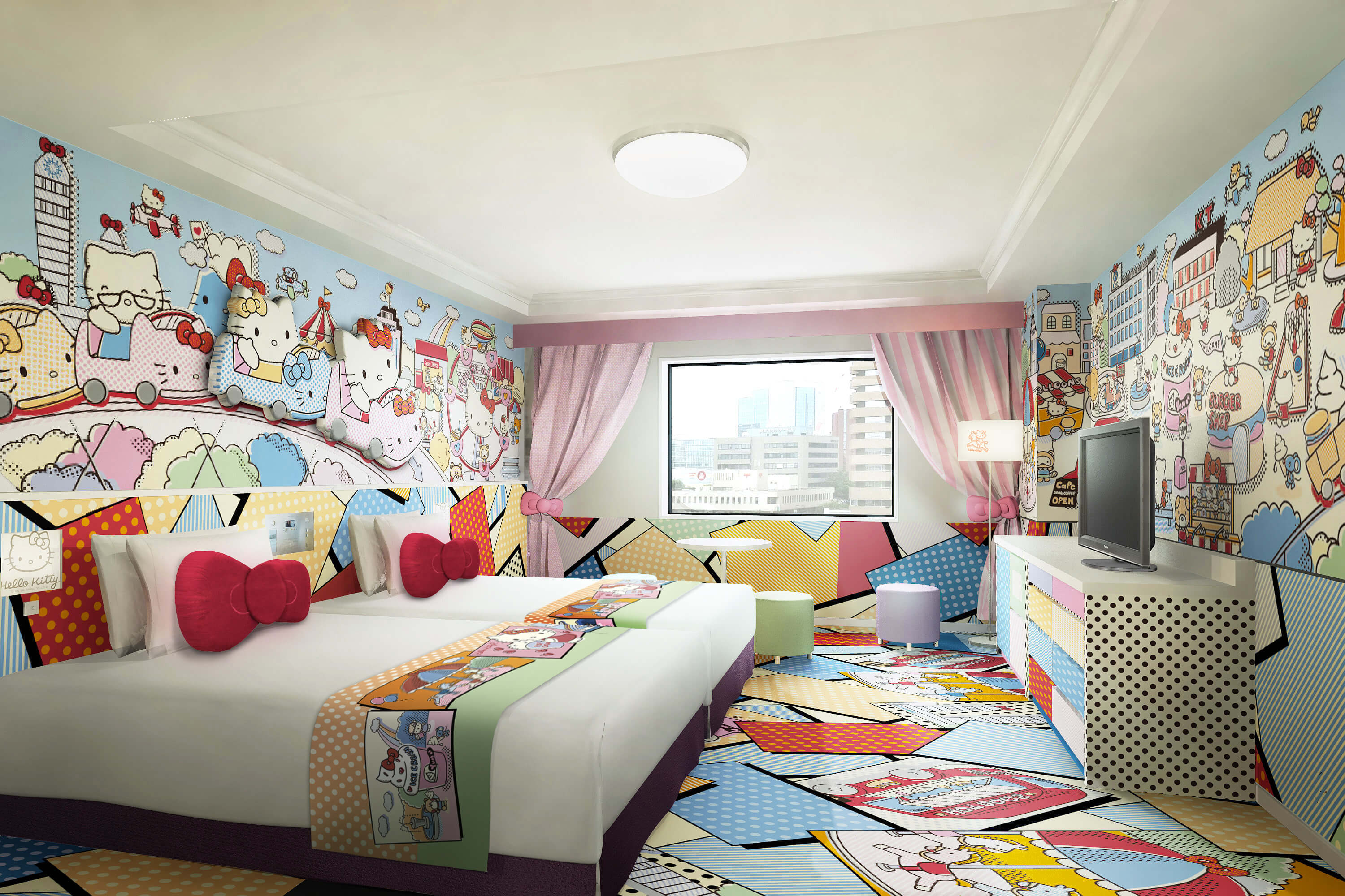 Hello Kitty Guest Rooms at Keio Plaza Hotel Tama Receive Upgrades | MOSHI MOSHI NIPPON | もしもしにっぽん