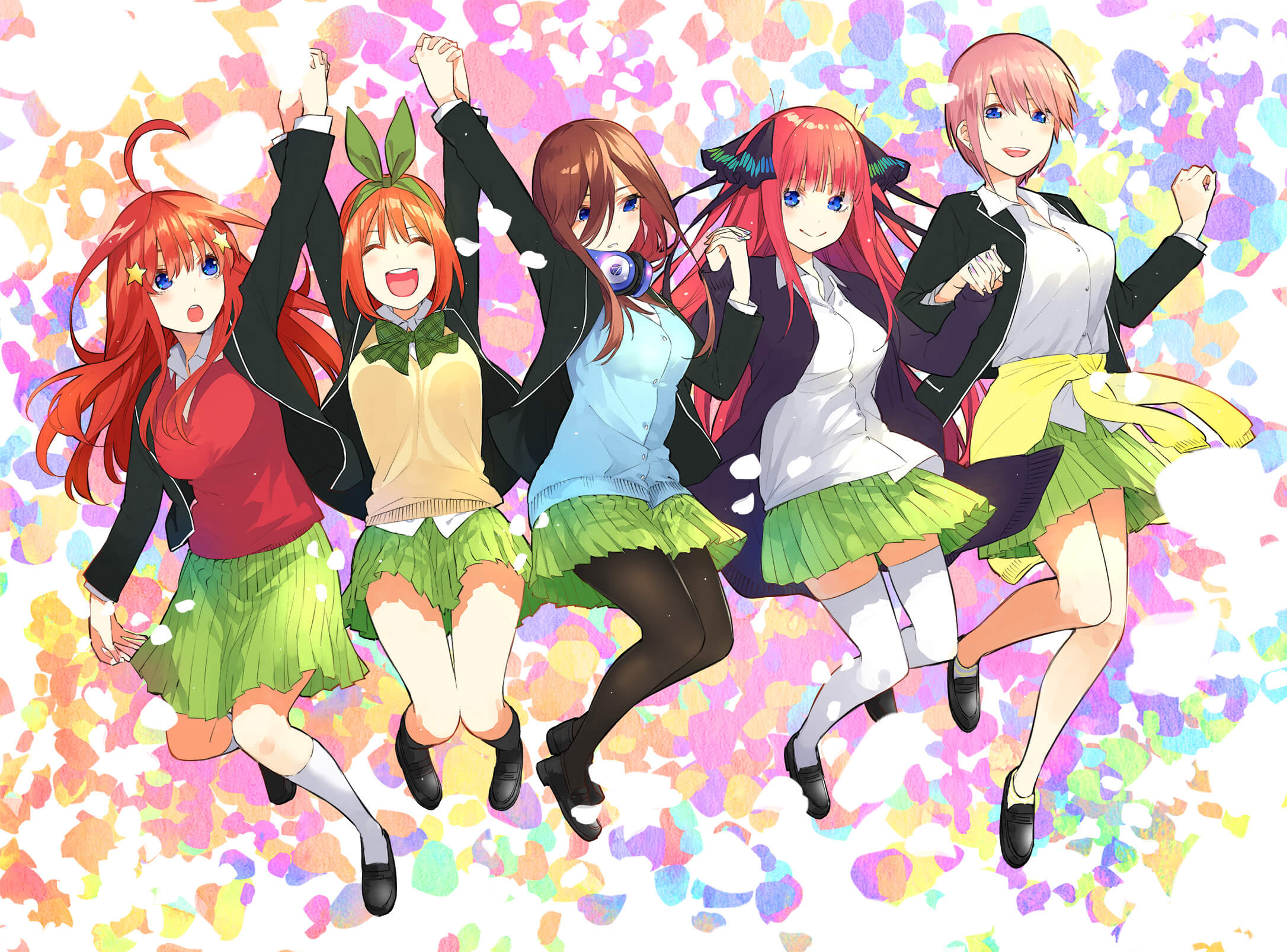 quintessential quintuplets tsutaya character clear case - Anime Trending