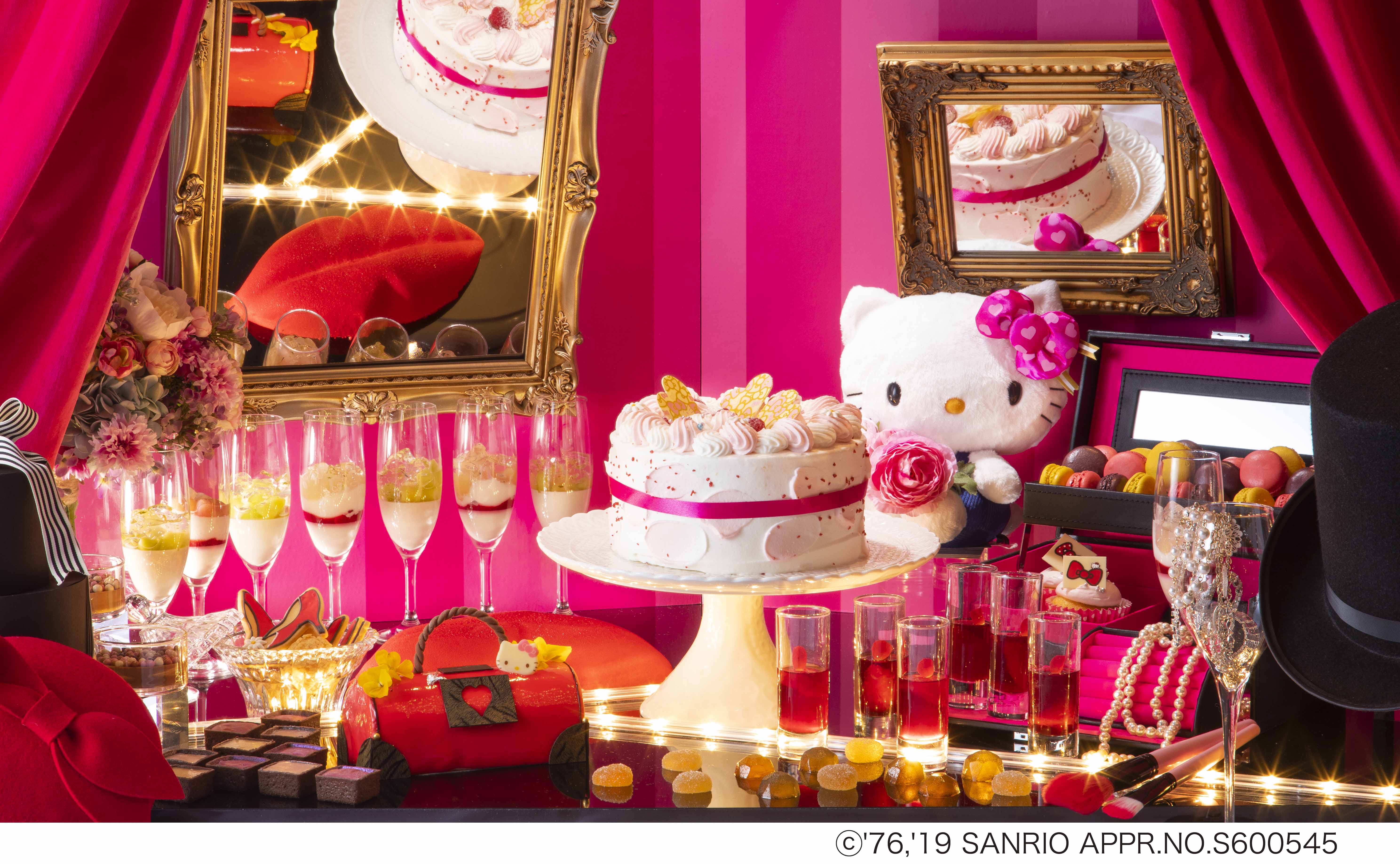 ヒルトン大阪 デザートビュッフェ　～ファッショナブル・ハローキティ～ hilton osaka dessert buffet fashionable hello kitty main