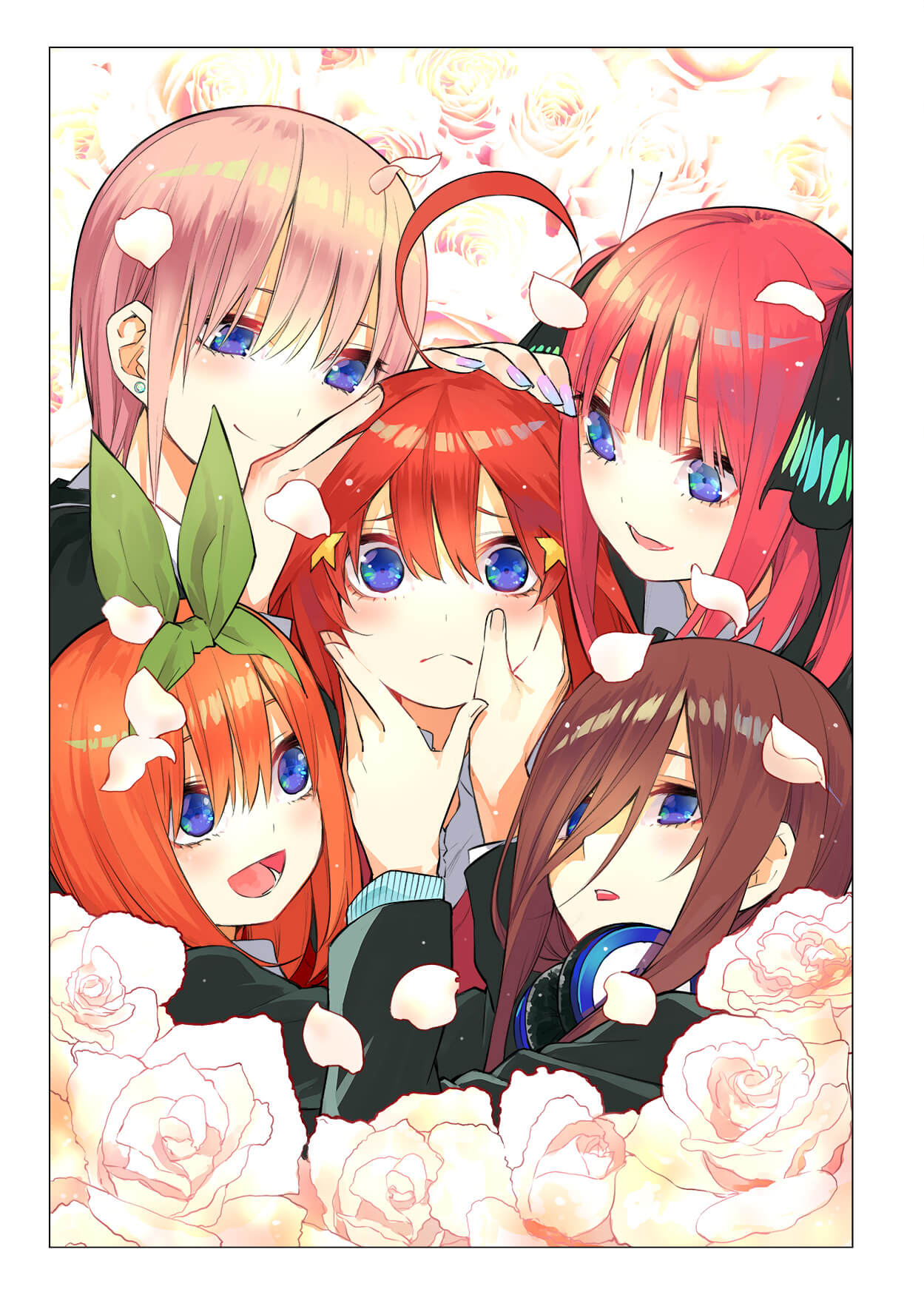 quintessential quintuplets tsutaya character clear case - Anime Trending