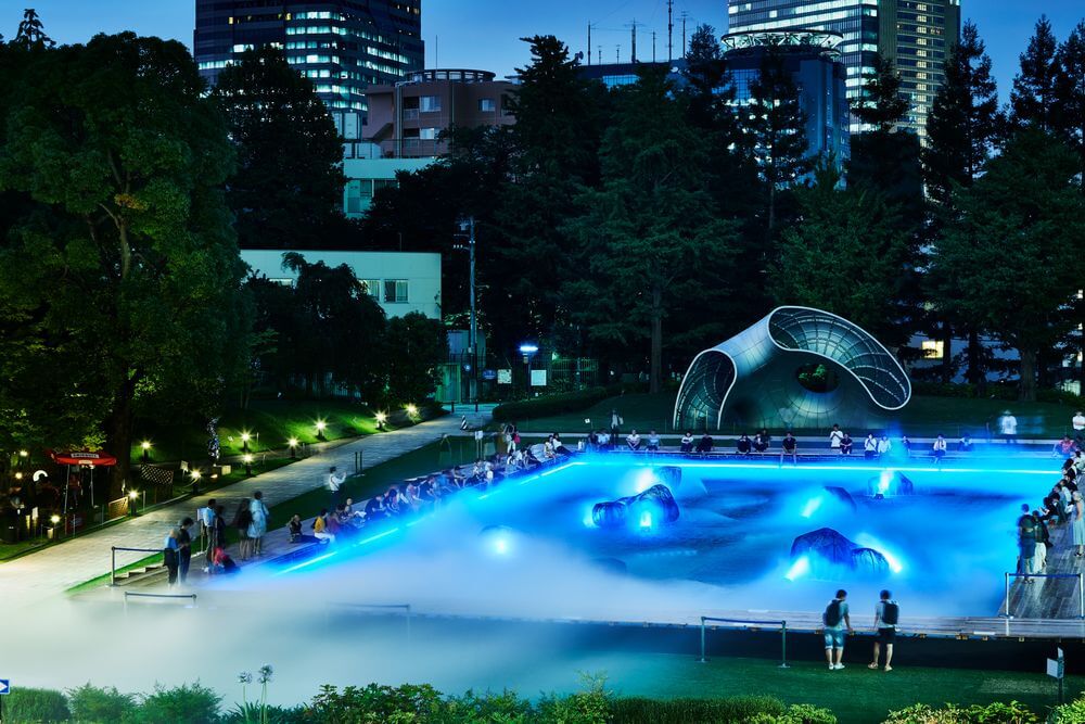 水と生きる SUNTORY 光と霧のデジタルアート庭園　MIDTOWN LOVES SUMMER 2019 tokyo mid town ミッドタウンラブズサマー　東京ミッドタウン　sub1