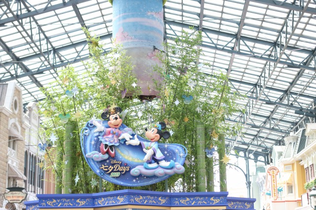 七夕オブジェおもて　東京ディズニーランド　ウィッシングプレイス