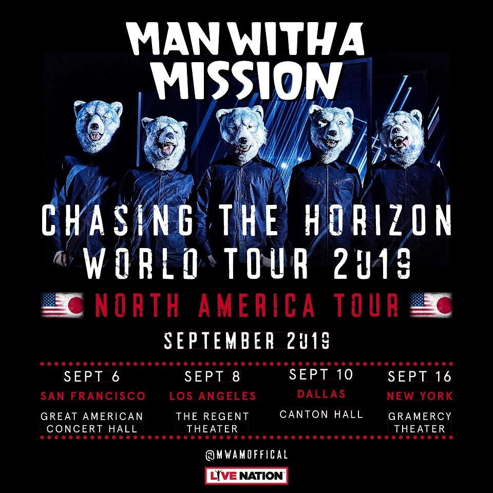 Man With A Mission 異次元へと誘われた圧巻のプラチナコンセプトライブ終了 Moshi Moshi Nippon もしもしにっぽん