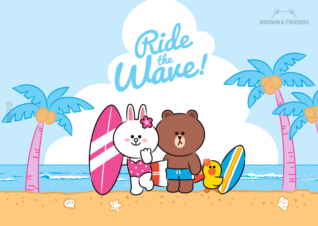 Ride the Wave!LINE Friends Japan