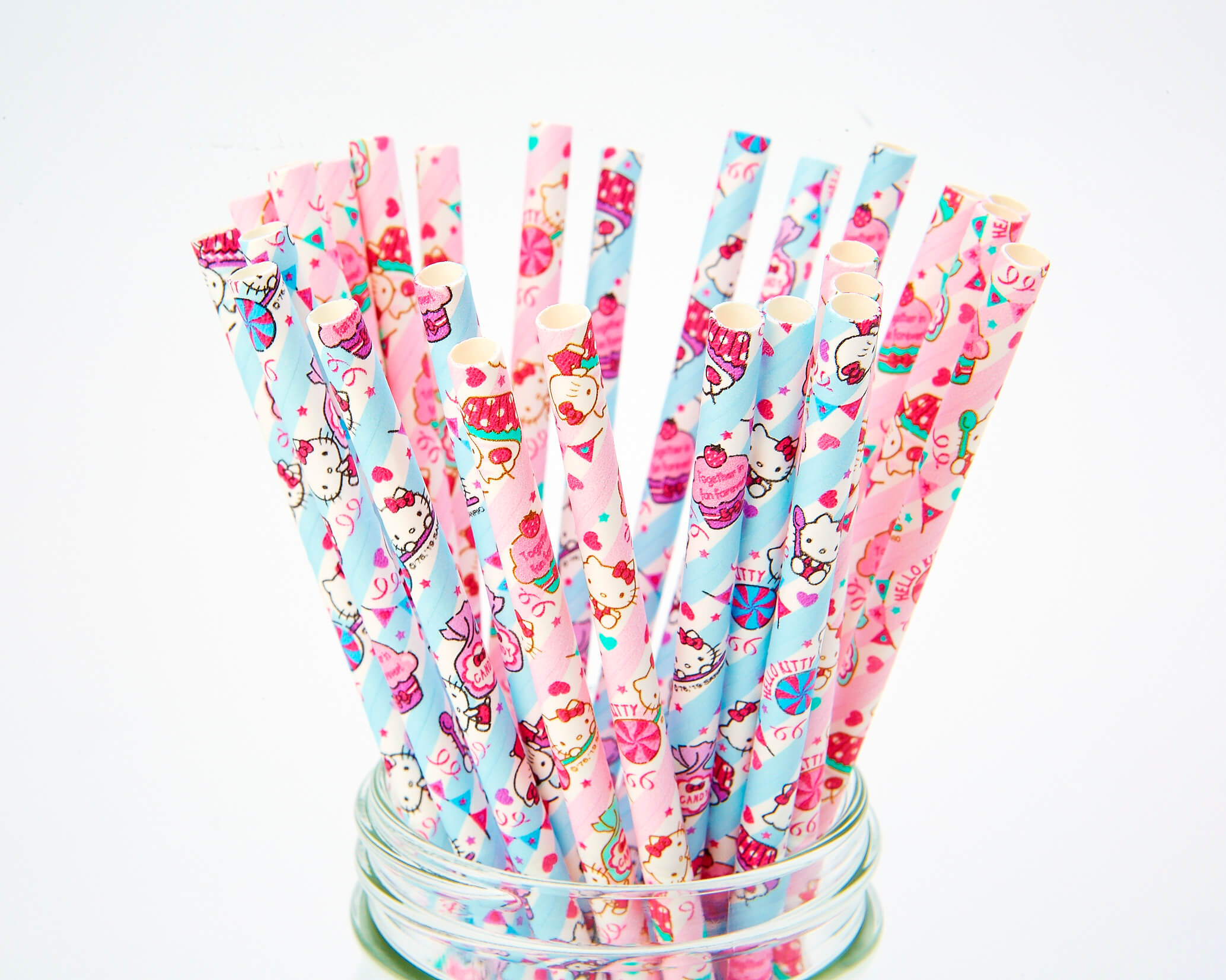 KittyStraw2 ハローキティ 紙製ストロー hello kitty paper straw SDGs