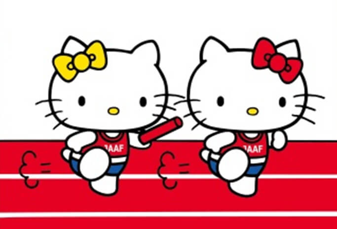 ハローキティ×日本陸上競技連盟 Hello Kitty