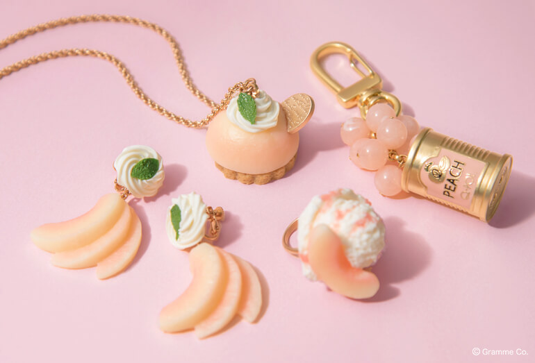 アクセサリー　Q-pot. 2019 SUMMER COLLECTION　PEACH