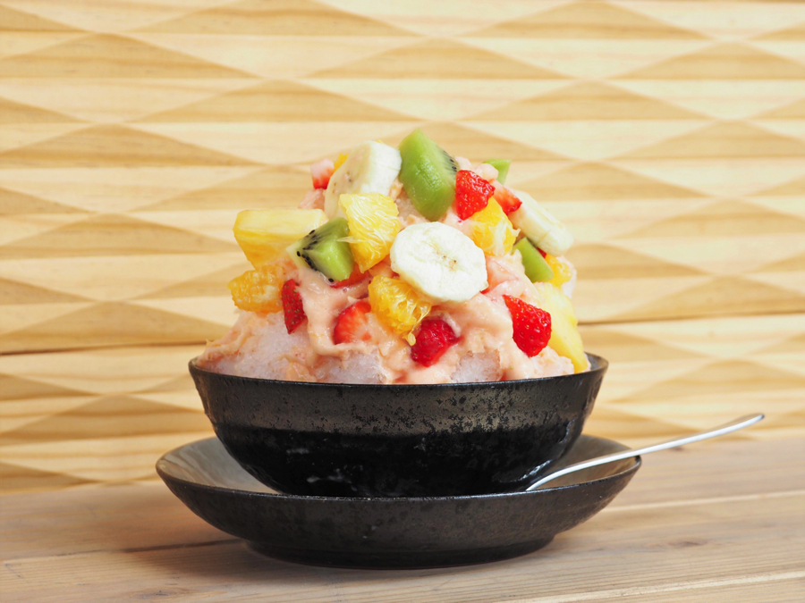 京都観光　京都旅行 Kyoto sightseeing　Kyoto food cafe recommend かき氷　Shaved ice matcha 抹茶_Japan fruits フルーツ　千馬MIYABI