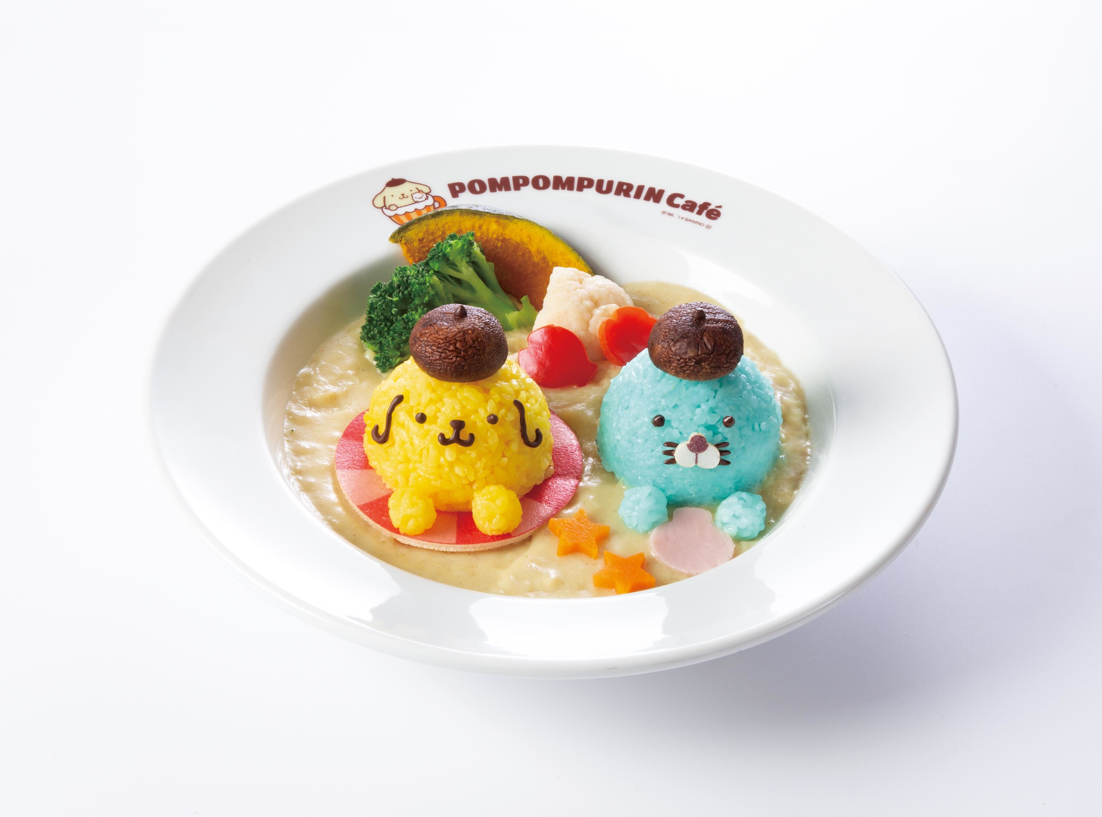 ふたりでス～イスイ♪ホワイトカレー futaride sui sui white curry img_186702_1 ぼのぼの×ポムポムプリン bonobono pomupomu purin