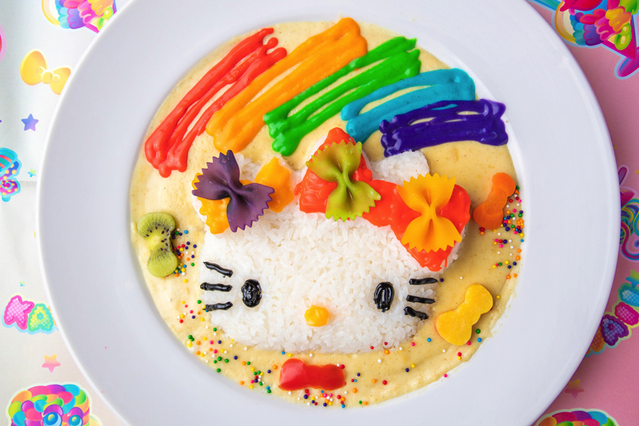 原宿　キティ　カワイイ KAWAII MONSTER CAFE カワイイモンスターカフェ HARAJUKU_Curry カレー　KITTY_MENU (8)