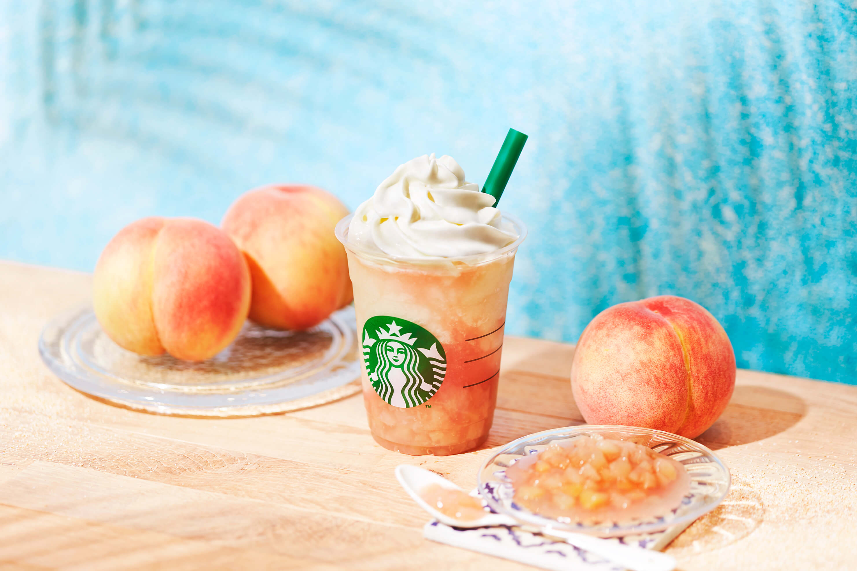 Disfruta del melocotón en el nuevo producto de Starbucks Peach on the Beach  Frapuccino, MOSHI MOSHI NIPPON