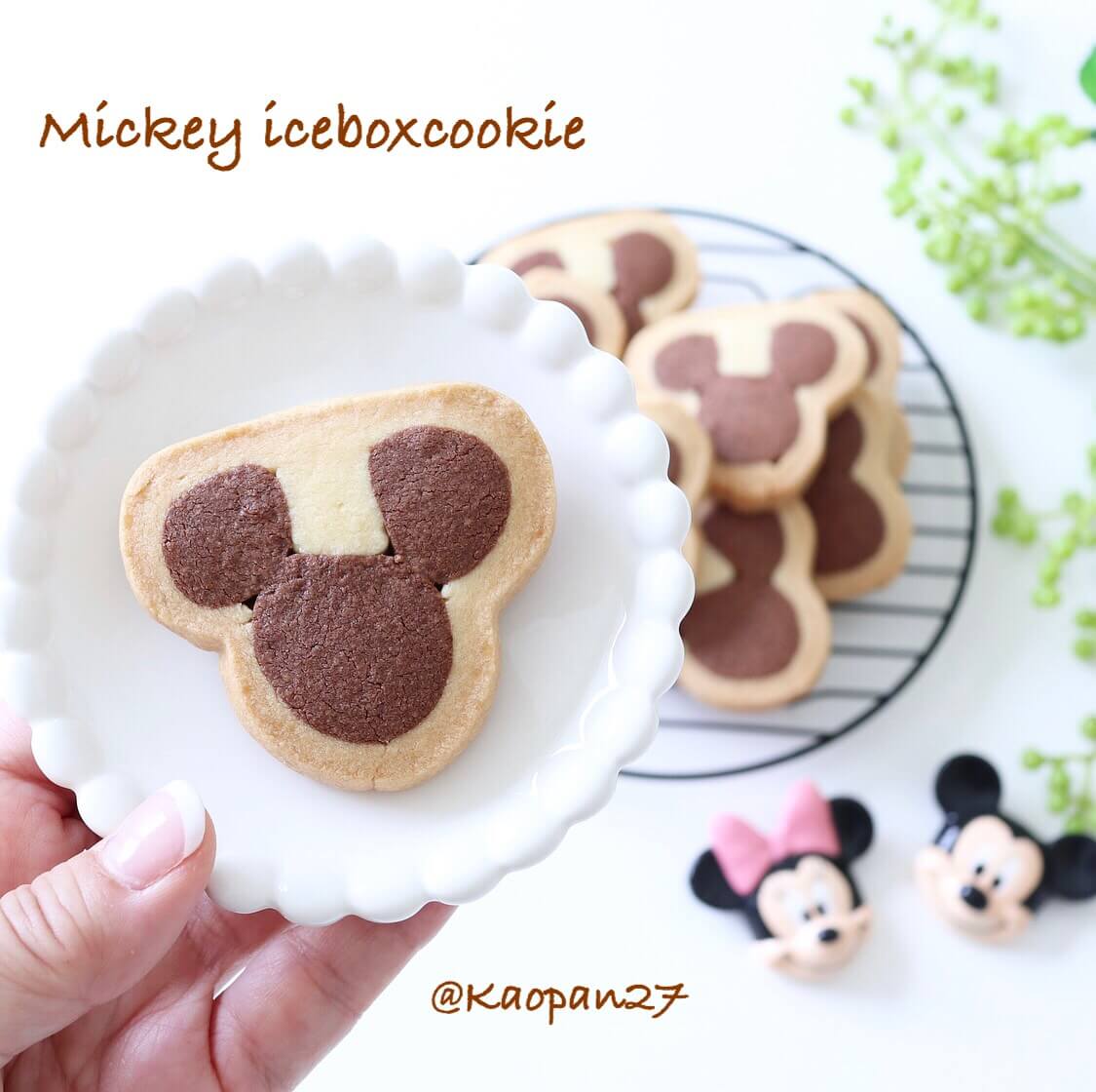 kaori レシピ ディズニー スイーツ recipe disney sweets 甜點 食譜 ミッキー Mickey 12