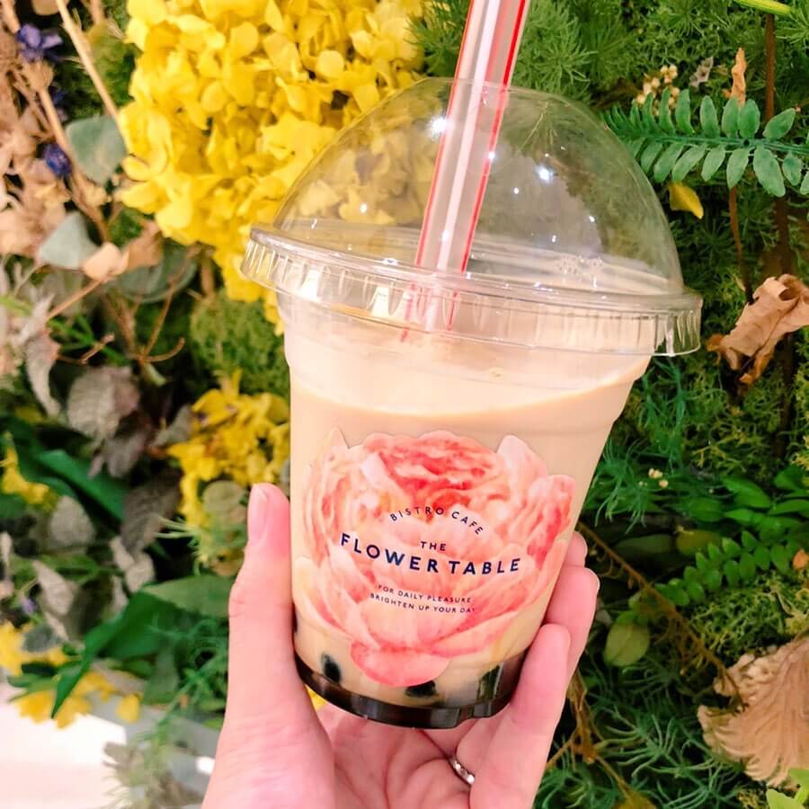 珍珠　Bubble tea　愛知県　名古屋　栄　The Flower Table　タピオカ　人気　オシャレ　カワイイ_2