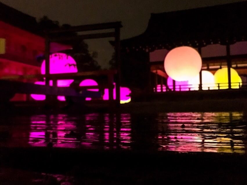 京都 世界遺産 Kyoyo 下鴨神社　Shimogamo Shrine teamlabチームラボ _桜門 3