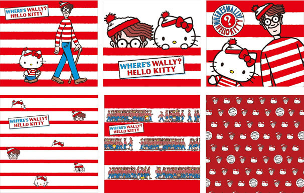 WHERE’S WALLY?（ウォーリーをさがせ！）ハローキティ Hello Kitty