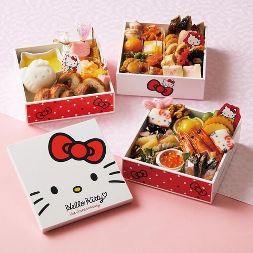 Hello Kitty Outside Double-Deck BENTO Lunch Box Sandwich Box For Girls Kids RED 