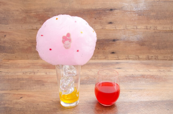 My Melody Candyfloss Drink マイメロディのふわふわわたあめドリンク棉花糖糖雲飲