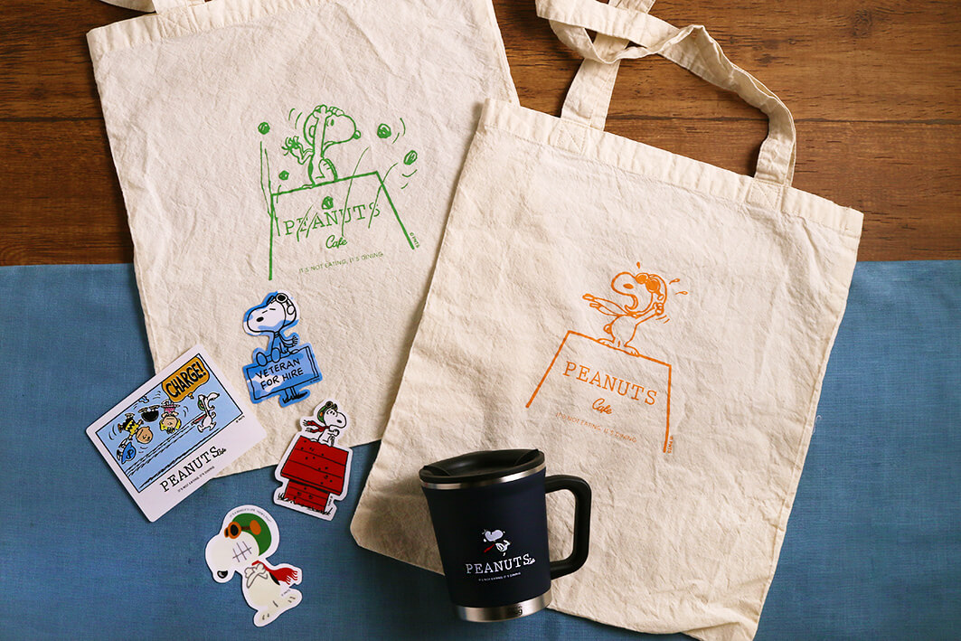 オリジナルエコトート ＜フライング・エース＞ original eco tote sub6main PEANUTS Cafe ピーナッツカフェ PEANUTS DINER ピーナッツダイナー 変装シリーズフェア フライングエースフェア flying ace fair