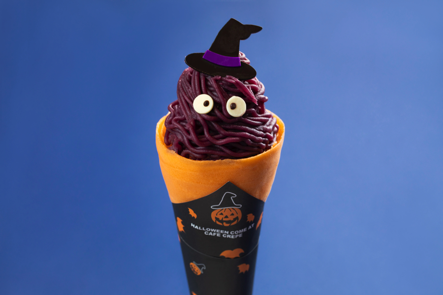 ROPPONGI HILLS HAPPY HALLOWEEN 2019　六本木ヒルズ　ハロウィン「ハッピーモンスター」980円 （カフェクレープ）