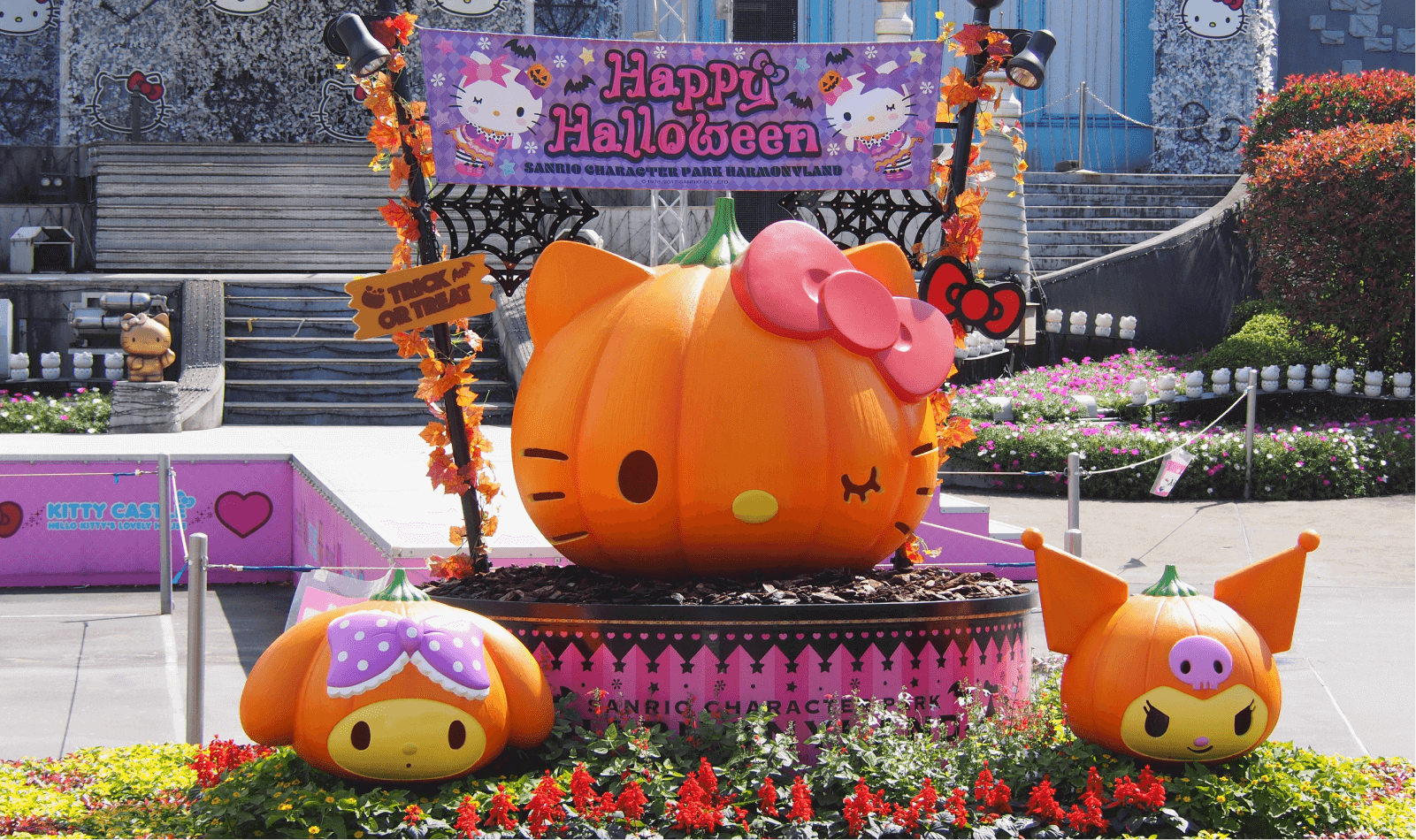 Hello Kitty My Melody Kuromi Pumpkins Halloween T  