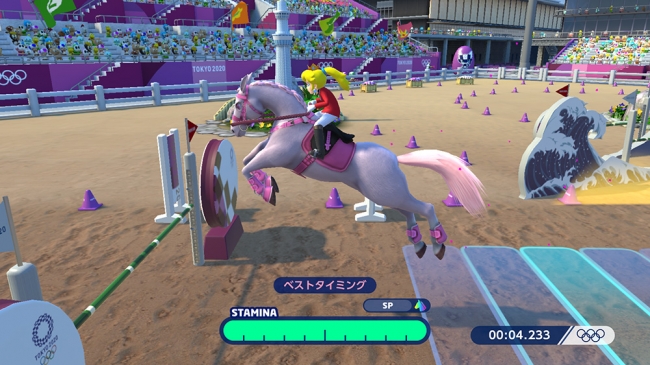 Mario Sonic Paralympic Equestrian 東京2020年競技「障害馬術」