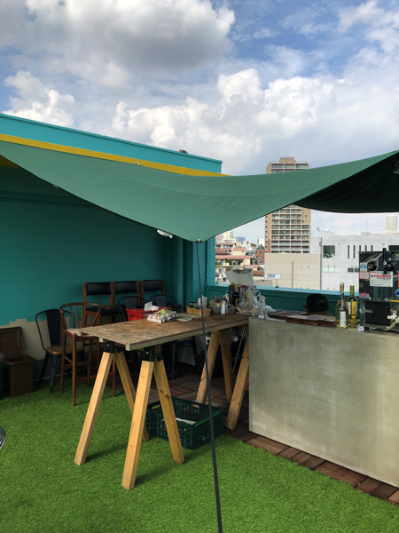 MOSHI MOSHI ROOMS もしもしルームス　手ぶら　BBQ バーベキュー　原宿　HARAJUKU ルーフトップ　Rooftop_屋根