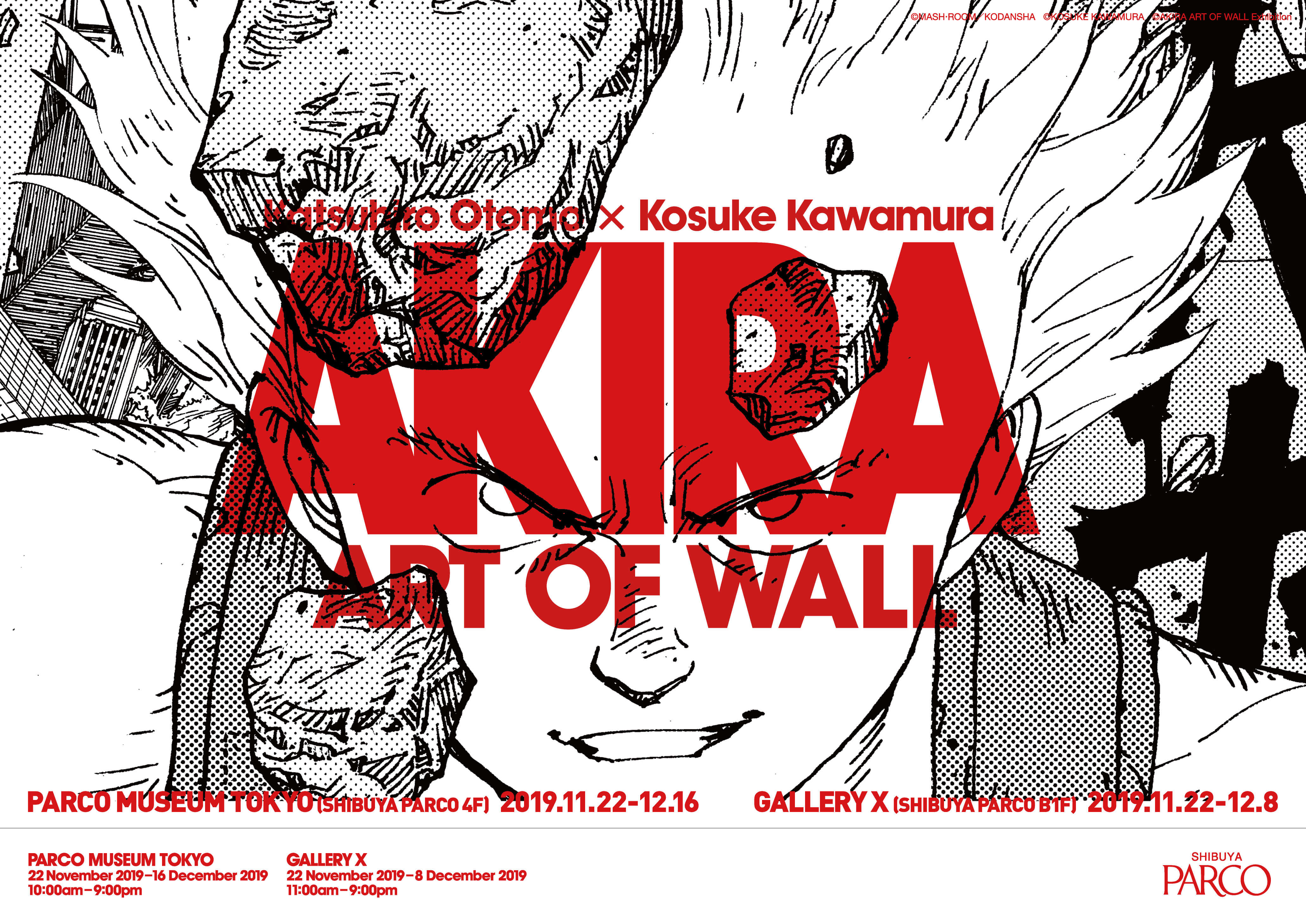AKIRA ART OF WALL Katsuhiro Otomo x Kosuke Kawamura Japanese Art Book