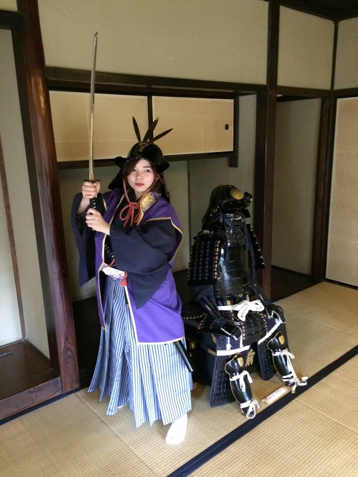 サムライ散歩 千葉県佐倉市 観光 Chiba Samurai experience sightseeing 2