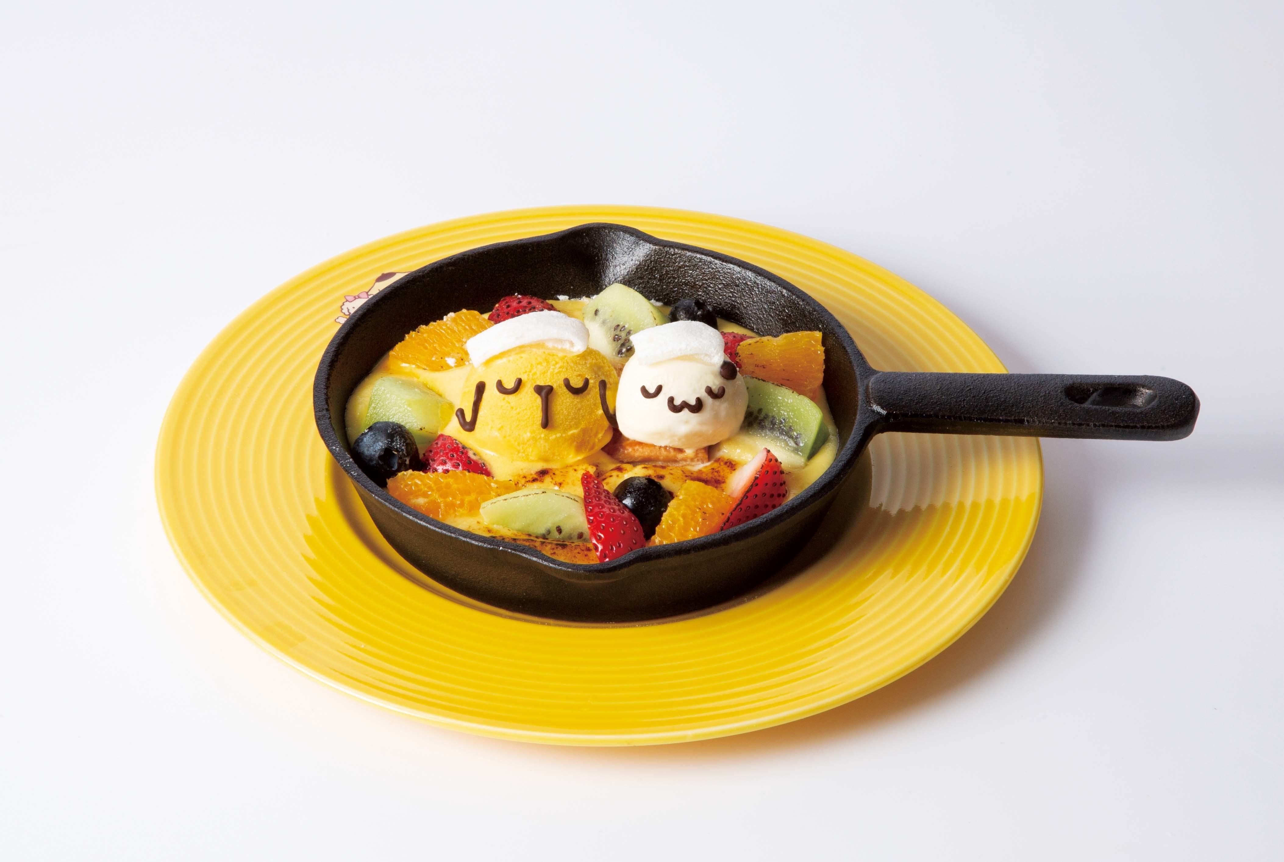 Pompompurin Fruity Gratin 温泉でほっこり♪フルーツグラタン