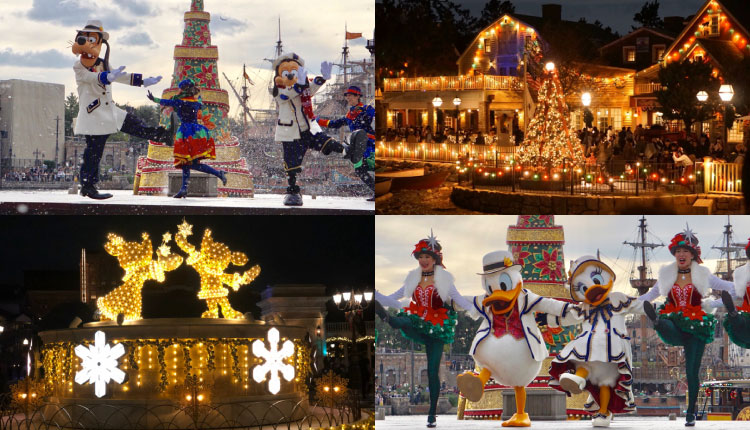 光り輝く イルミネーション や 歌 でクリスマスをお祝い 東京ディズニーシーのクリスマス Moshi Moshi Nippon もしもしにっぽん