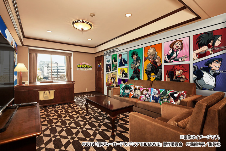 Tokyo S My Hero Academia Themed Hotel Rooms Unveil Designs Tokyo Prince Hotel Moshi Moshi Nippon もしもしにっぽん