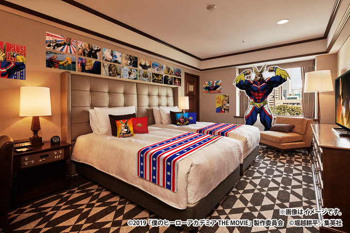 Tokyo S My Hero Academia Themed Hotel Rooms Unveil Designs Tokyo Prince Hotel Moshi Moshi Nippon もしもしにっぽん