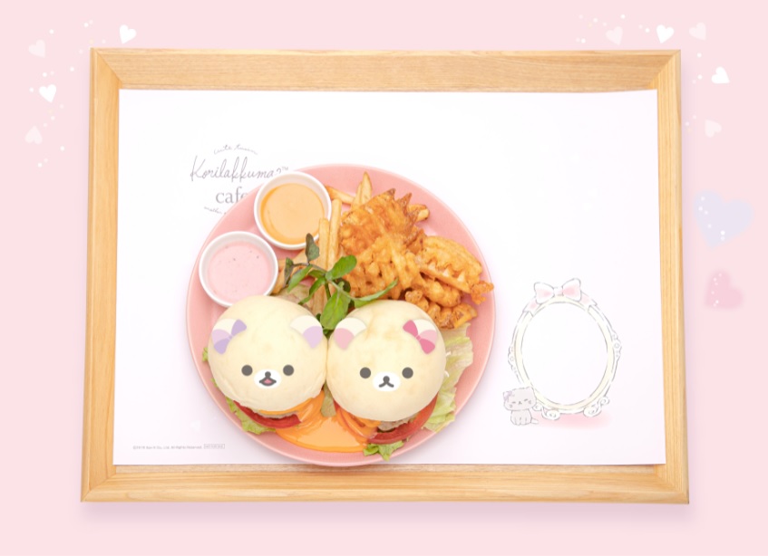 Korilakkuma Cafeなかよしツインコリラックマバーガー