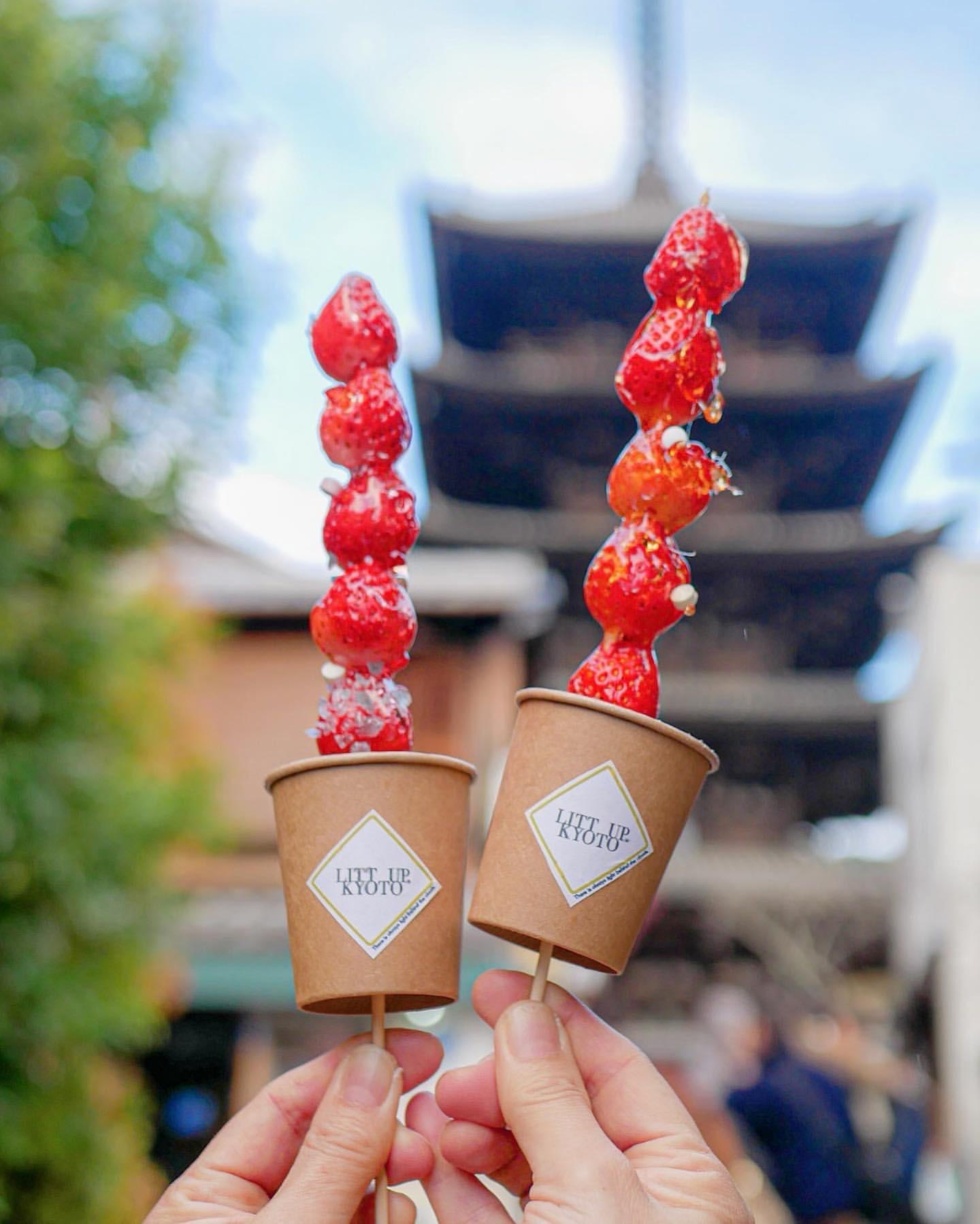 京都 Kyoto スイーツ Dessert strawberry_イチゴ飴 ichigo ame