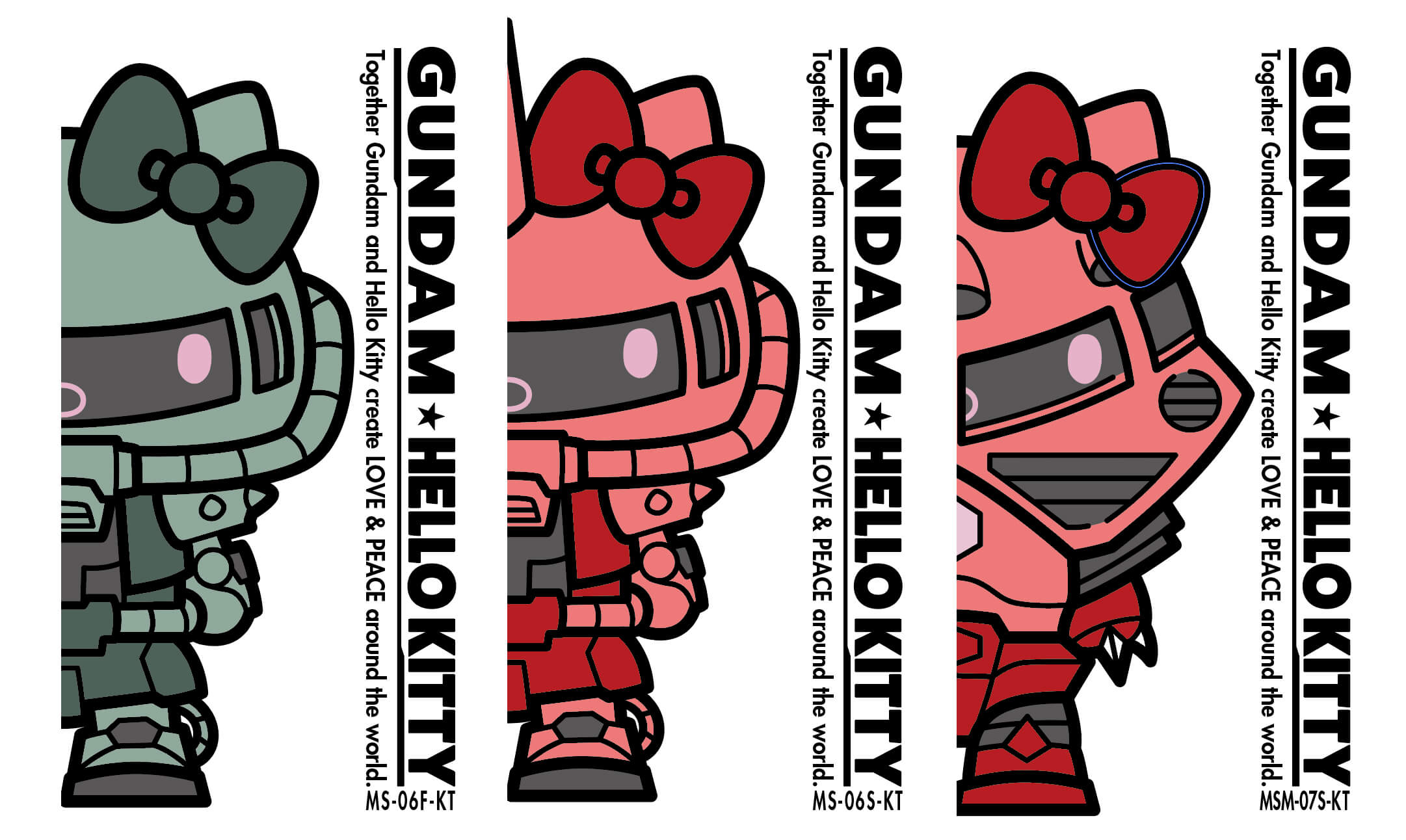 ガンダム ハローキティ Gundam vs. Hello Kitty 凱蒂貓 鋼彈4