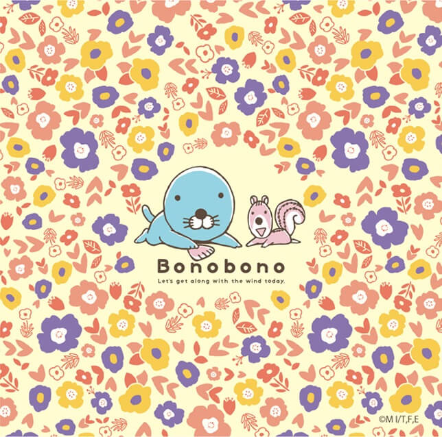 ぼのぼの Bonobono Micro Fiber towel 【お花シリーズ】マイクロファイバータオル