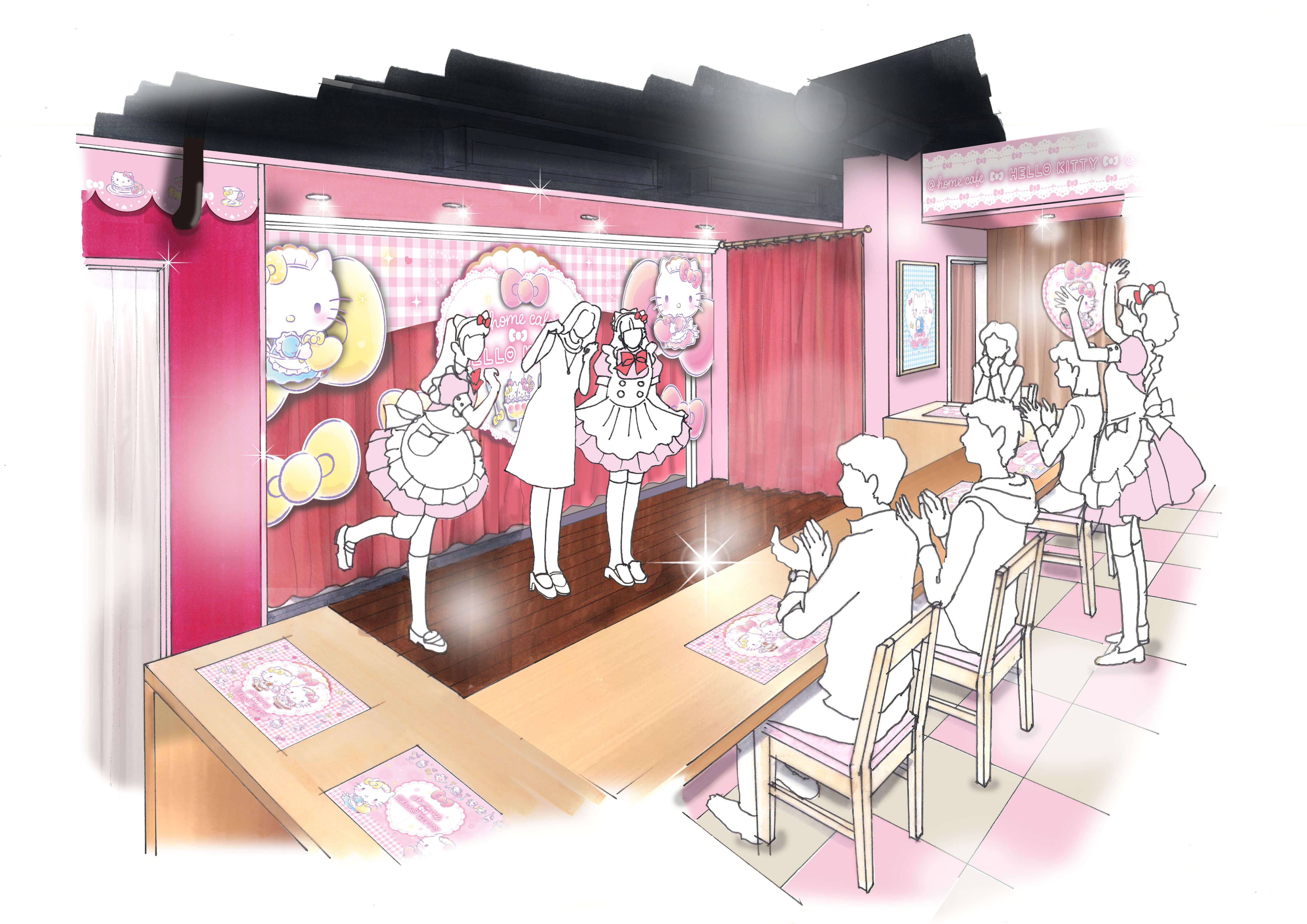 ハローキティ ＠ほぉ〜むカフェ 秋葉原 コラボカフェ Hello Kitty Akihabara Collaborate cafe 11