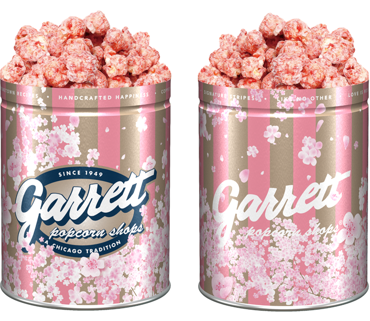 ギャレットポップコーンからピンク色がカワイイ ベリーベリーホワイトチョコレート Sakura缶 登場 Moshi Moshi Nippon もしもしにっぽん