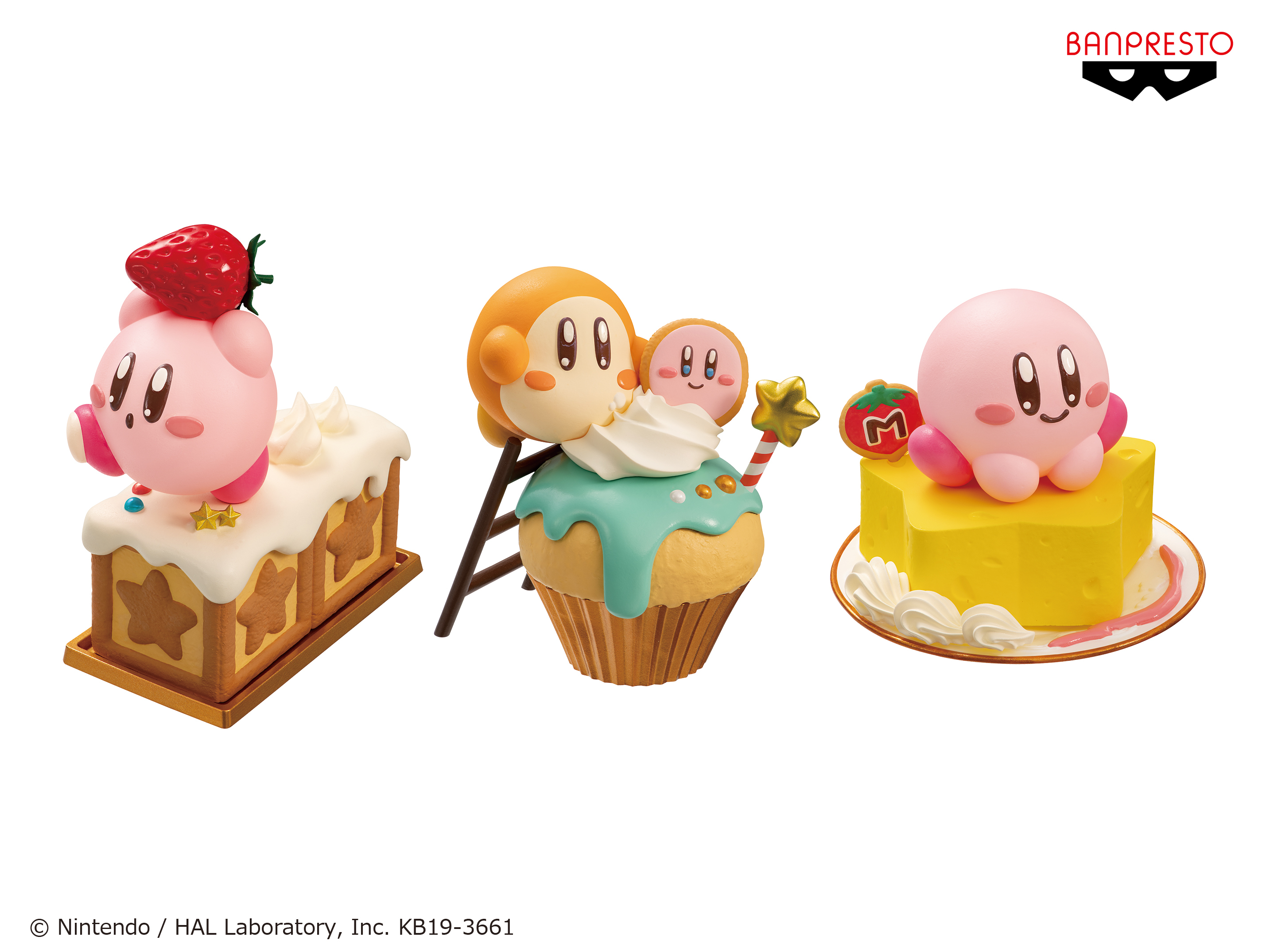 星のカービィお菓子フィギュア Kirby Dessert Figures星之卡比的糖果形象_