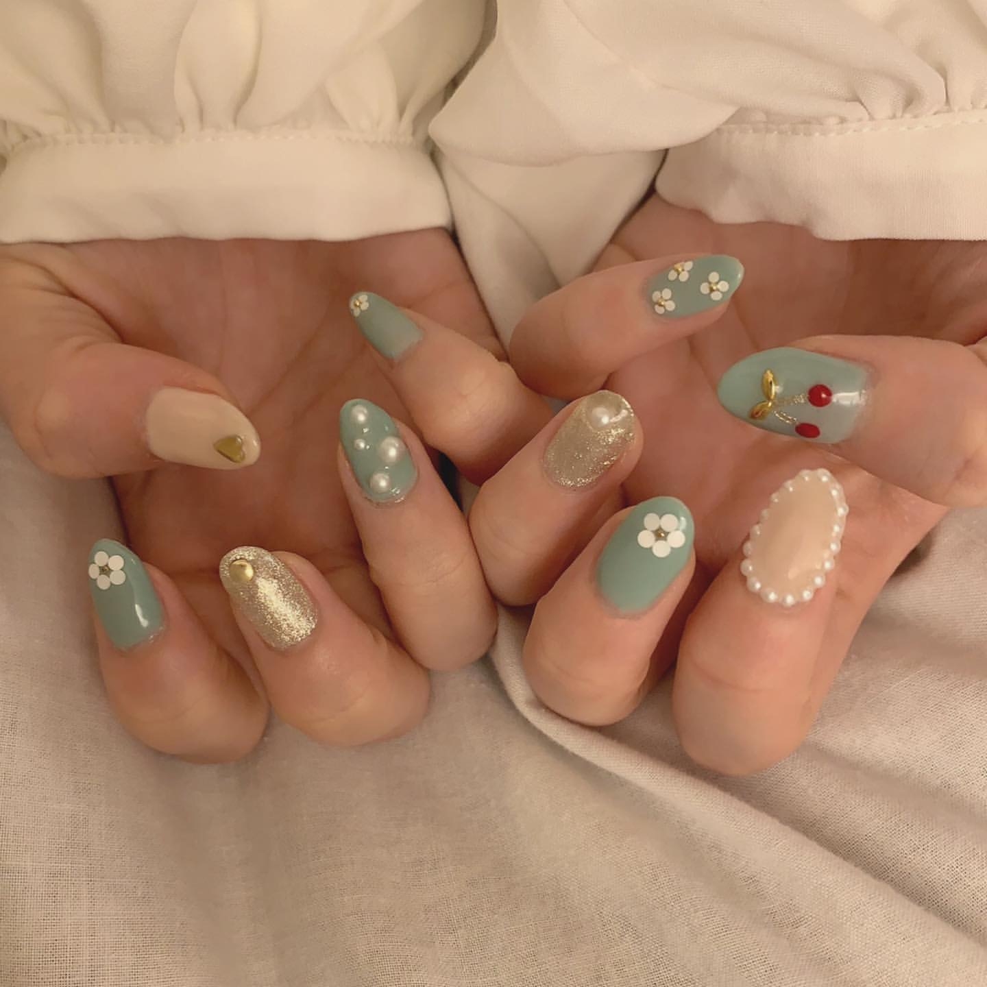 セルフネイル Home nail art 自我美甲1