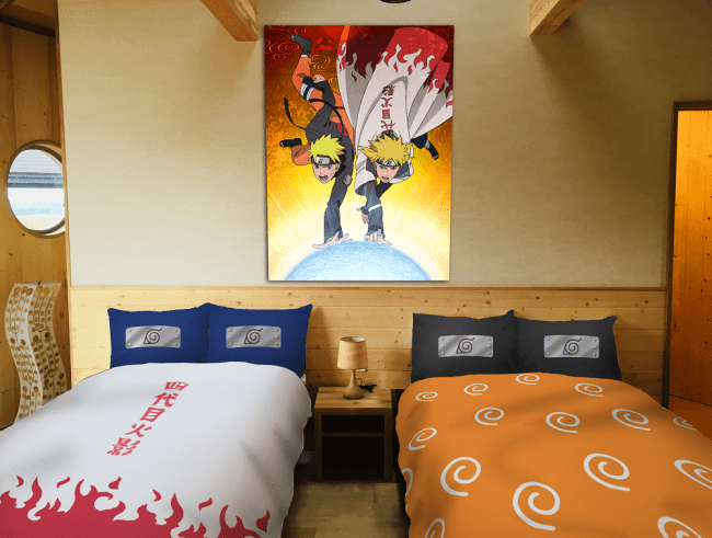 GRAND CHARIOT 北斗七星135° NARUTO ナルト　ニジゲンノモリ Nijigennomori Hotel ホテル_ベッドルーム