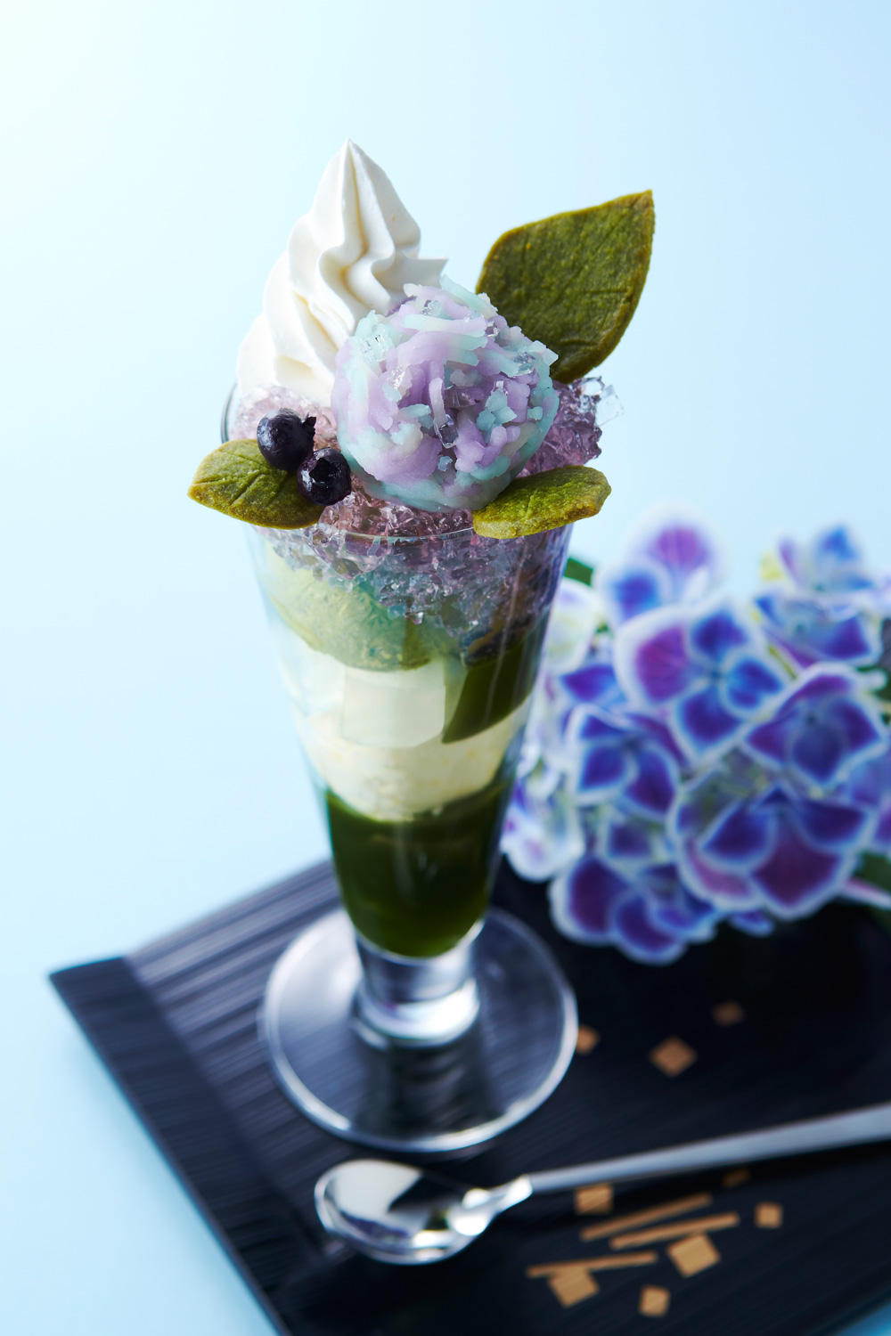 紫陽花パフェ Hydrangea parfait 繡球凍糕