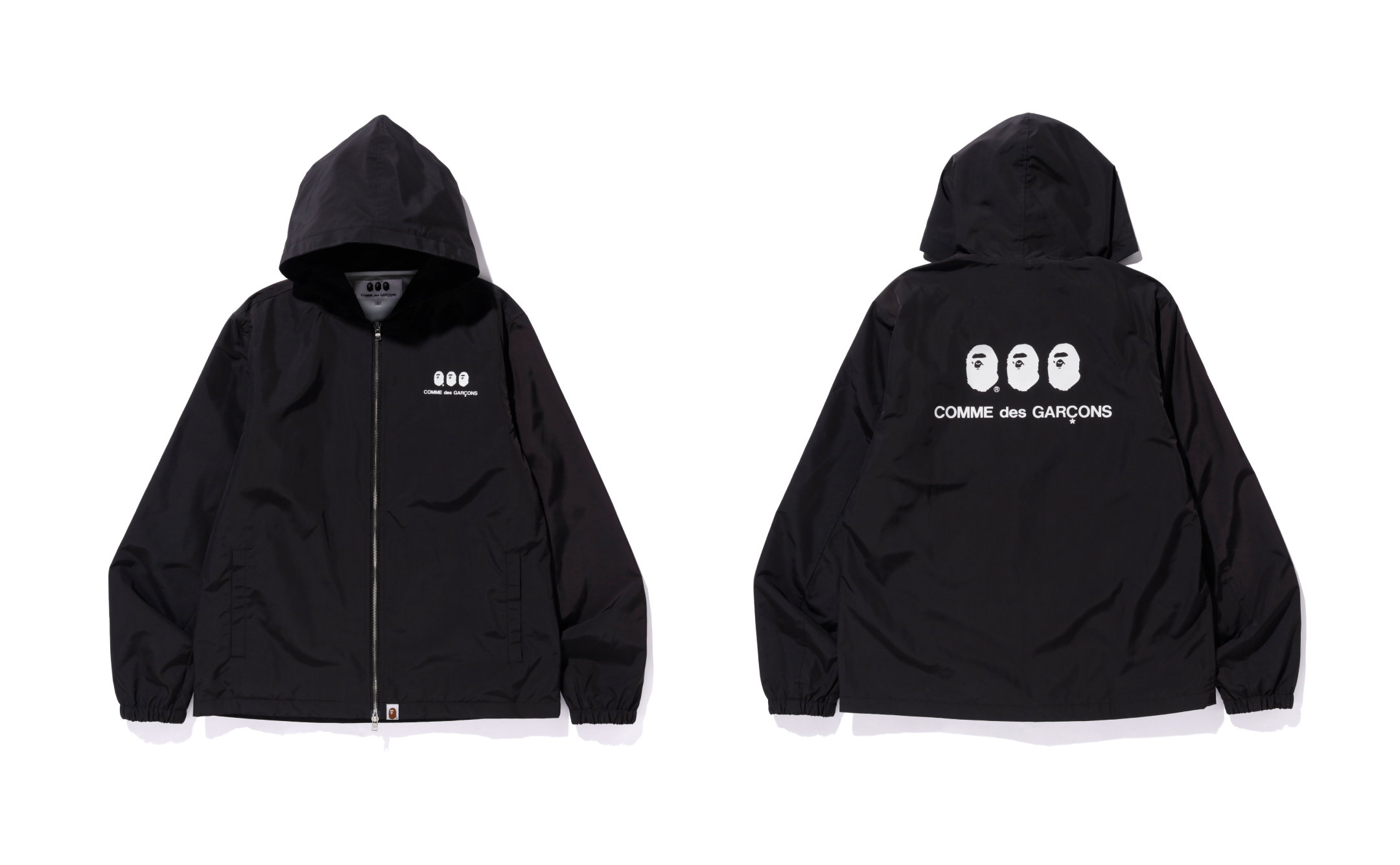 bape  CDG 大阪限定コラボ　黒　フーディ