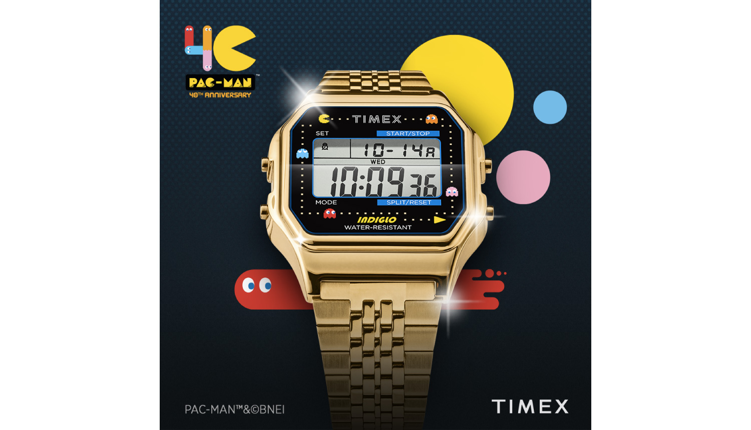 パックマンウォッチ–Pac-Man-watch-吃豆人腕時計1