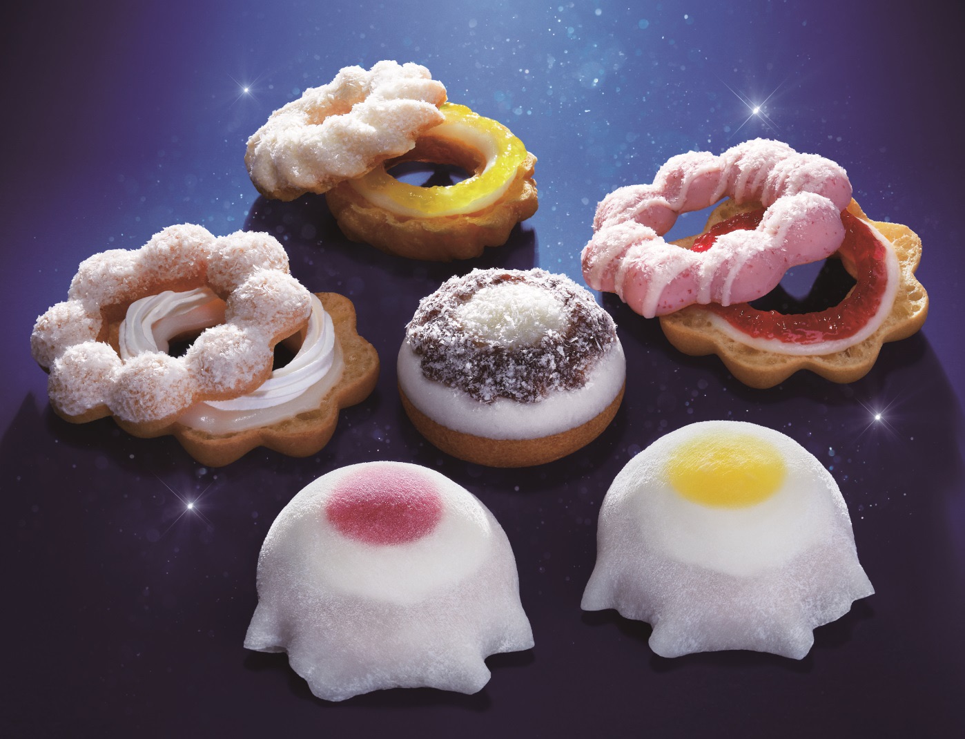 ミスタードーナツ もちクリーム Mister Donut Mochi Cream 甜甜圈