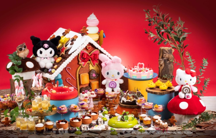 My Melody and Kuromi present the sweetest Halloween afternoon tea